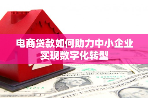 立山电商贷款如何助力中小企业实现数字化转型