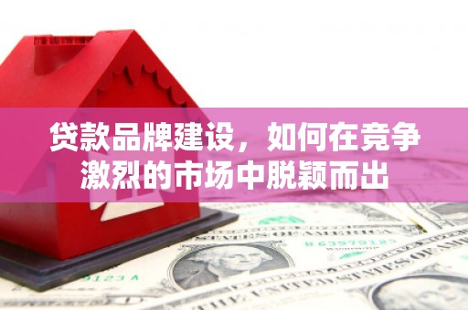 立山贷款品牌建设，如何在竞争激烈的市场中脱颖而出
