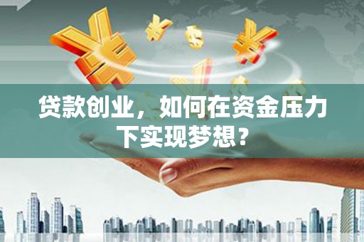 立山贷款创业，如何在资金压力下实现梦想？