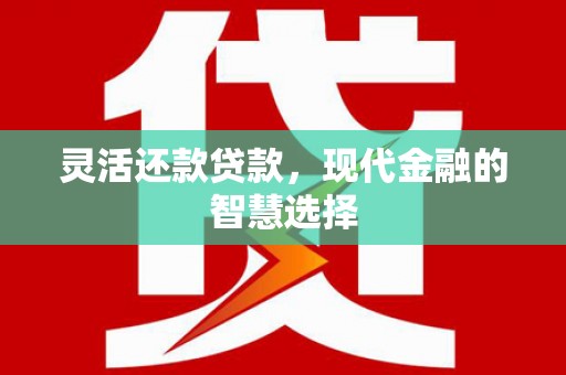 立山灵活还款贷款，现代金融的智慧选择