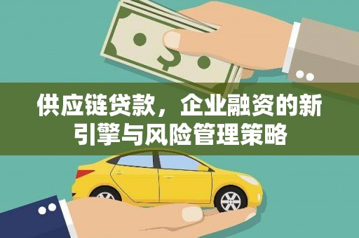 立山供应链贷款，企业融资的新引擎与风险管理策略