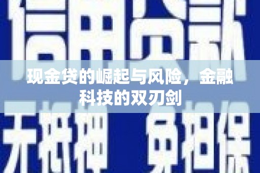 立山现金贷的崛起与风险，金融科技的双刃剑