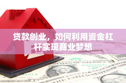 立山贷款创业，如何利用资金杠杆实现商业梦想