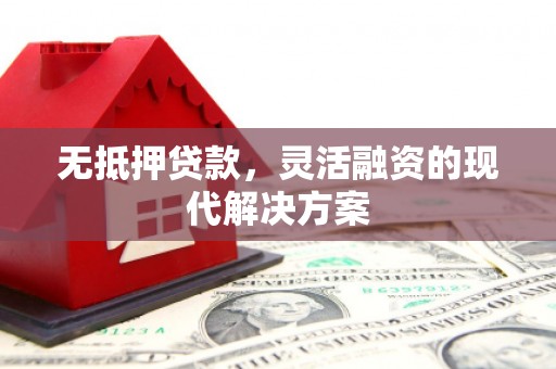 立山无抵押贷款，灵活融资的现代解决方案