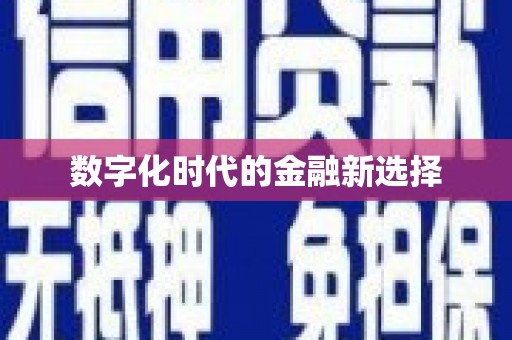 立山数字化时代的金融新选择