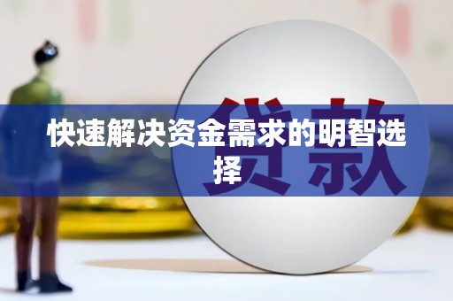 立山快速解决资金需求的明智选择